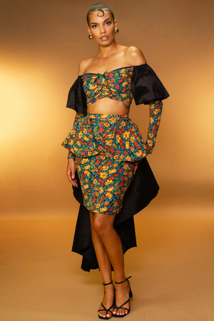 Laura Peplum Cocktail Set