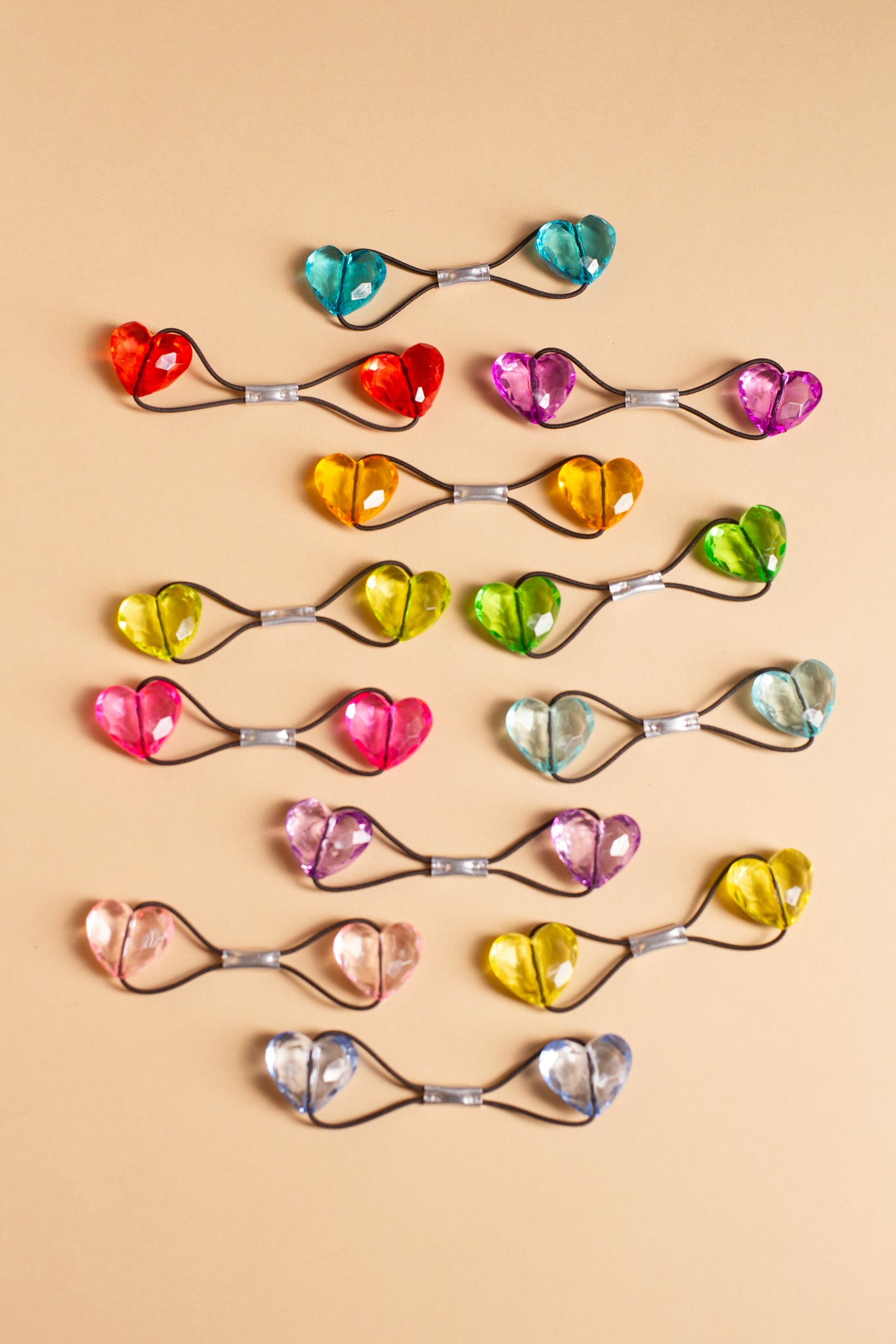 Crystal Heart Hair Bauble