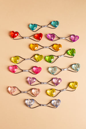 Crystal Heart Hair Bauble