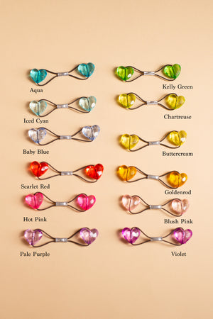 Crystal Heart Hair Bauble