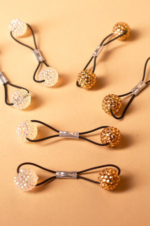 Frost & Bronze Rhinestone Bauble