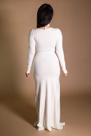 Raquel Emblem Choker Bamboo Dress