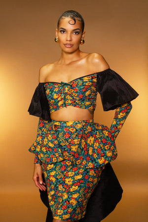 Laura Peplum Cocktail Set