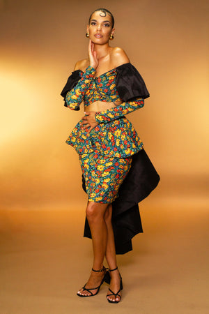 Laura Peplum Cocktail Set