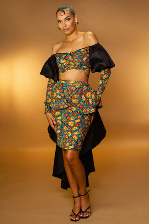 Laura Peplum Cocktail Set