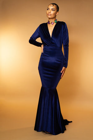 Magdalena Velvet Mermaid Gown