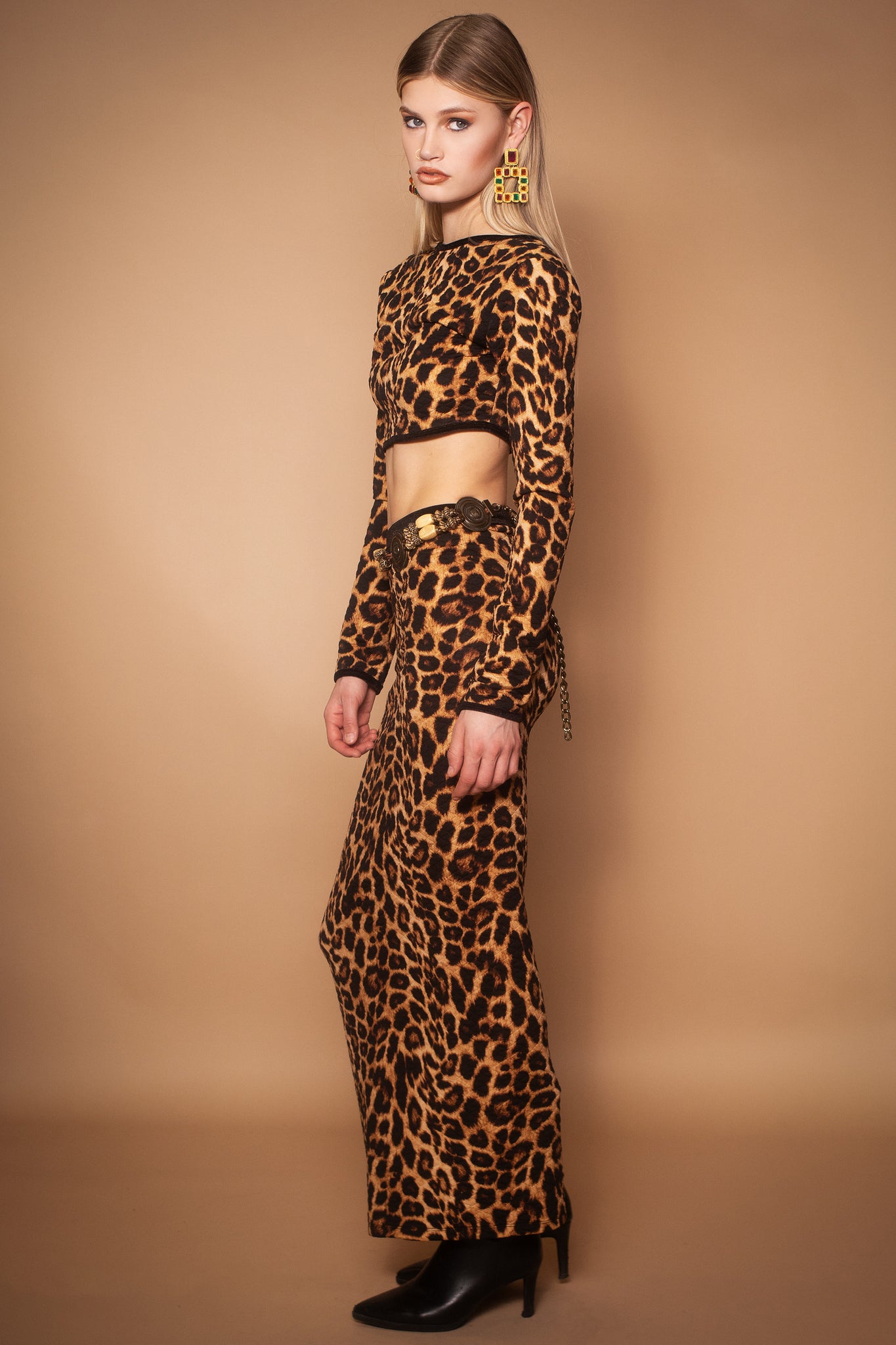 Quinn Quilted Leopard Set