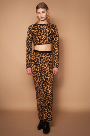 Quinn Quilted Leopard Set