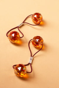 Topaz Gem Crystal Hair Bauble