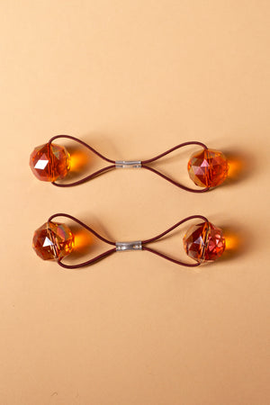 Topaz Gem Crystal Hair Bauble