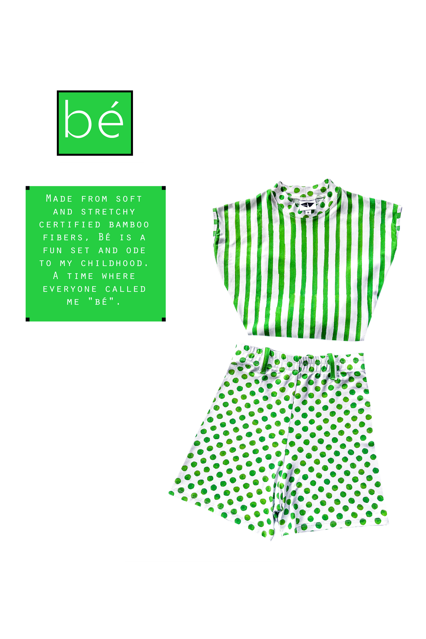 Bé Bamboo Painted Shorts