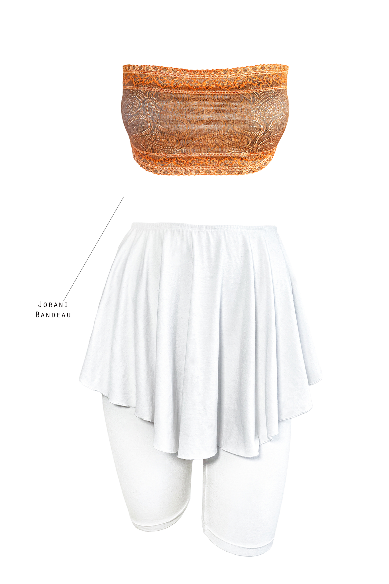 Seraphina Bamboo Bike Skort